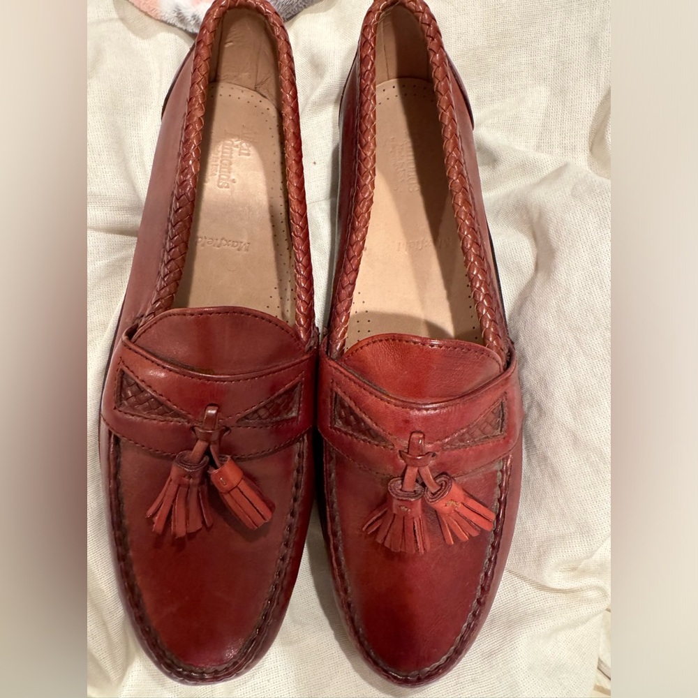 Allen Edmonds Brown Leather Loafers with Tassels